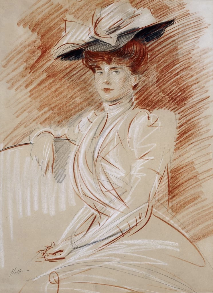Ritratto di Madame Helleu con il cappello